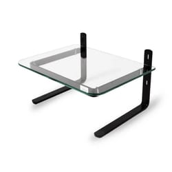 Suporte Monitor Reliza Preto Vidro Incolor — foto 1