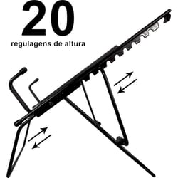 Suporte para Notebook Multi Level Preto SN-1263 Unidade 5446 - Merki — foto 5