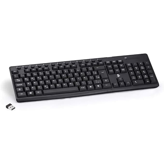Teclado sem Fio 2,4GHZ Office TW-500 015-0081 Chip Sce