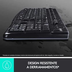 Teclado USB Logitech K120 c/Fio — foto 6