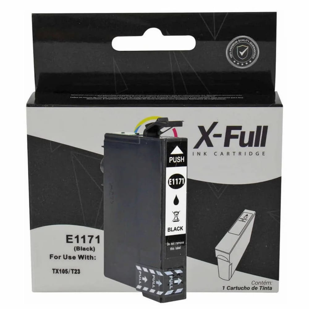 Tinta Compativel c/ 1171 X-Full Black 14ML