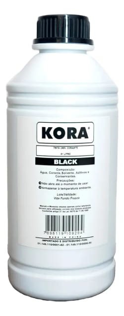 Tinta Kora Vivera Comp HP BK 1L — foto 2