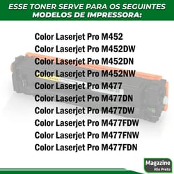 Toner Comp HP CF412A Amarelo Univ 2,3K — foto 6