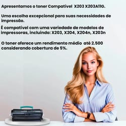 Toner Comp Lexmark X203/204 Univ 2,5 — foto 5