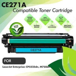 Toner Compativel CE271A Cyan 13,5K — foto 2