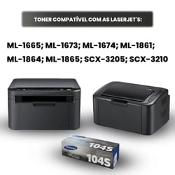 Toner Compatível Samsung D 104/1660/1865 Byqualy — foto 4
