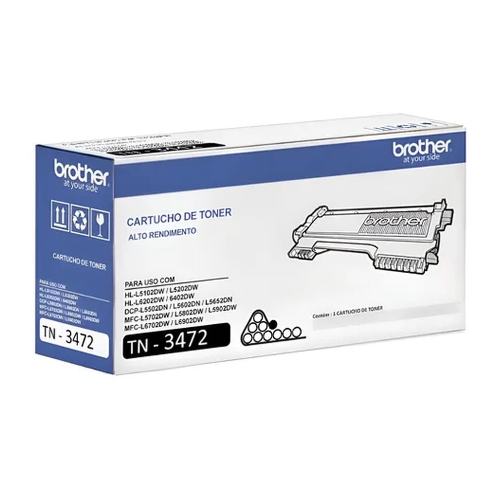 Toner Original Brother TN3472SBR Preto 12K