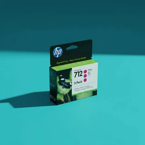 PACK CARTUCHO DE TINTA C/ 3 UN HP 712 ORGINAL MAGENTA 3 UN 3X29ML