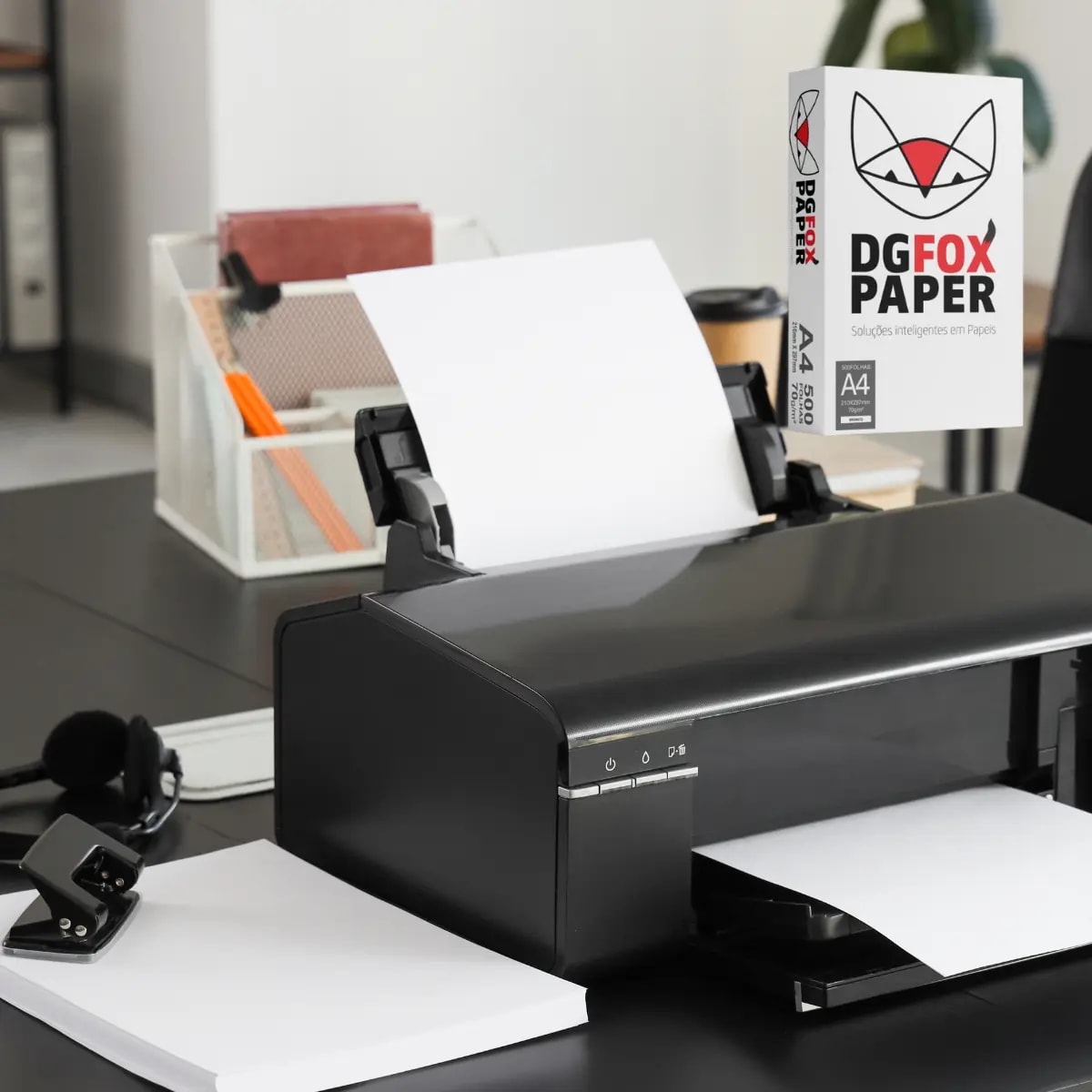 PAPEL A4 70 GR DGFOX PCT/500 FOLHAS
