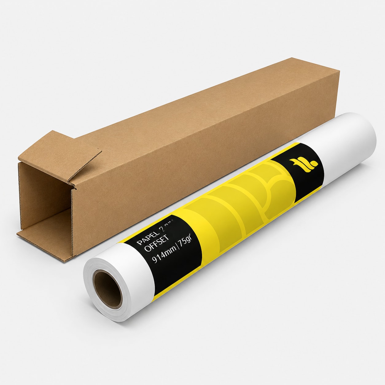 PAPEL BASE PLOTTER 75G/M2 914X50 02POLEGA
