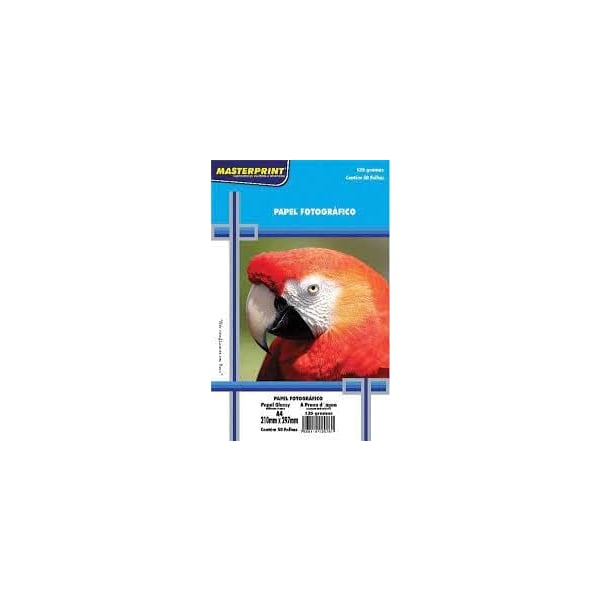 PAPEL FOTO NEUTRO GLOSSY A4 135G 50FLS