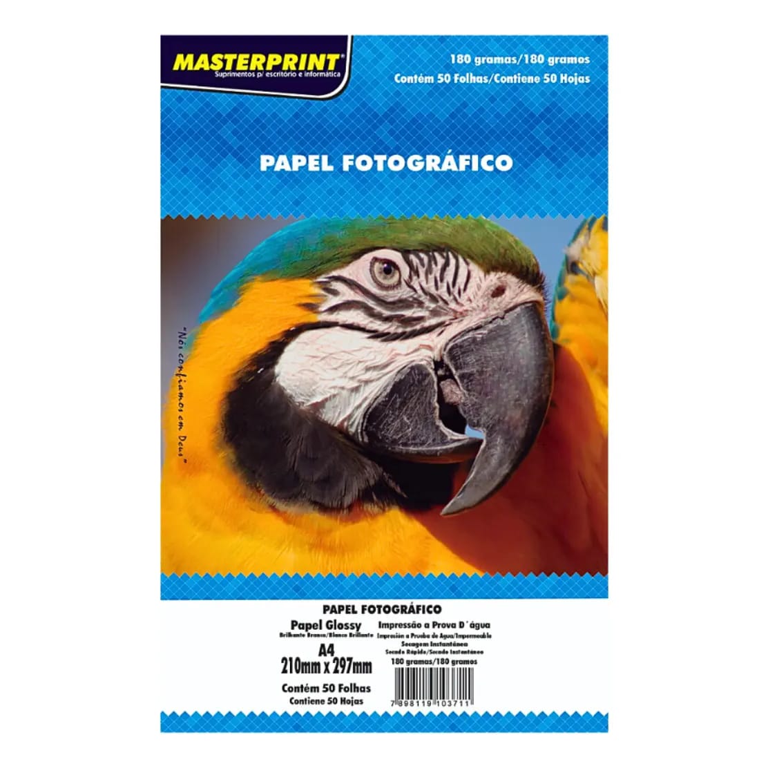 PAPEL GLOSSY MASTER  A4 180GR UNIDADE