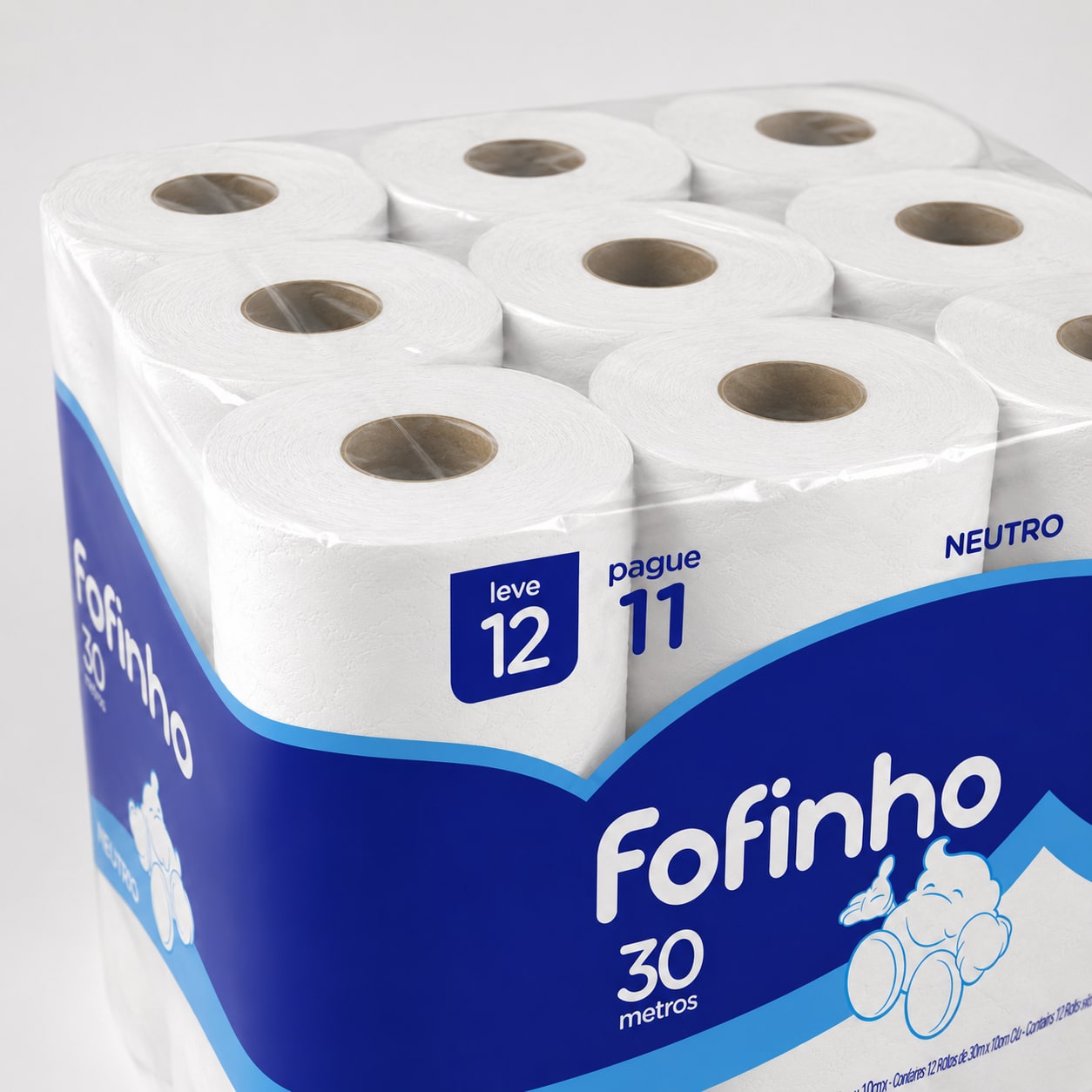 PAPEL HIGIENICO FOFINHO F.SIMPLES 30M C/12