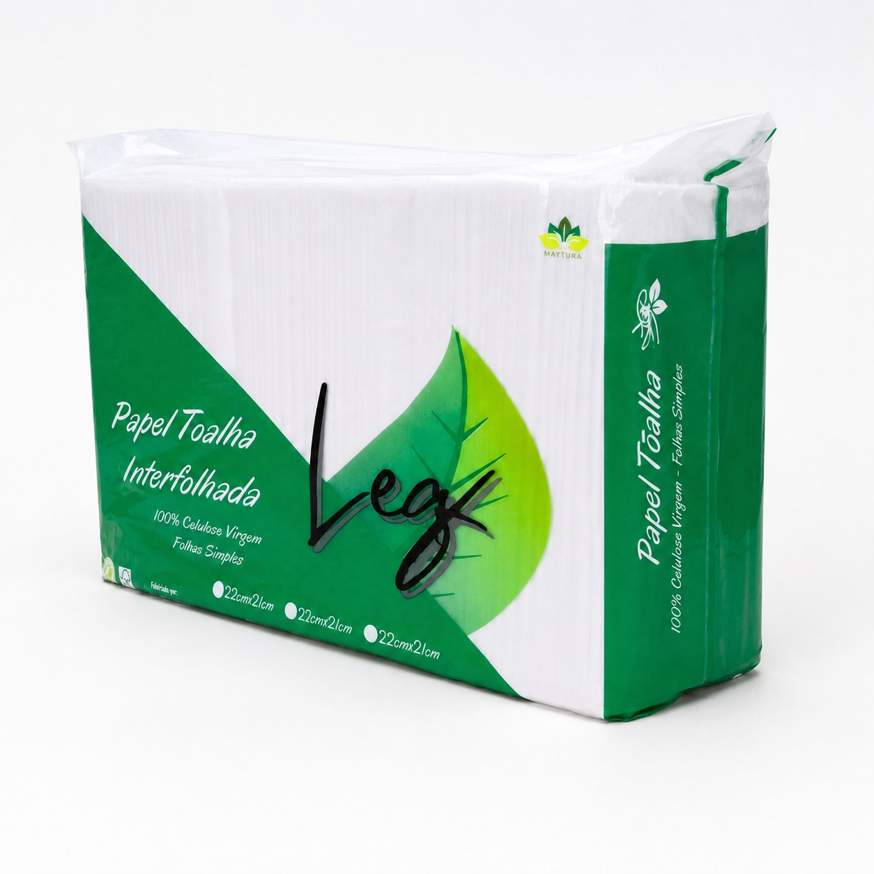 PAPEL TOALHA 20X21CM 1000 FLS 50% CEL 20G MAX LEAF