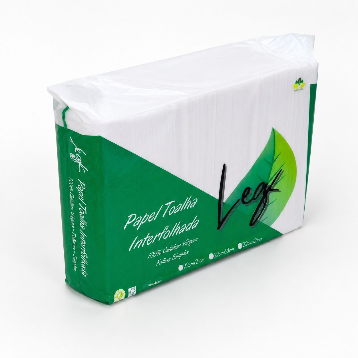 PAPEL TOALHA 20X21CM 1000 FLS 50% CEL 20G MAX LEAF