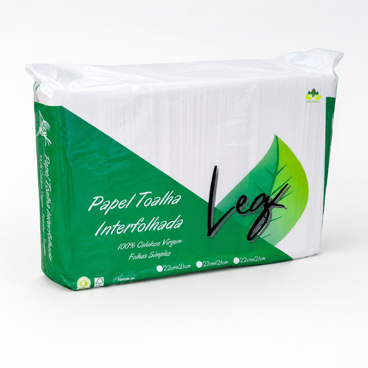 PAPEL TOALHA 20X21CM 1000 FLS 50% CEL 20G MAX LEAF