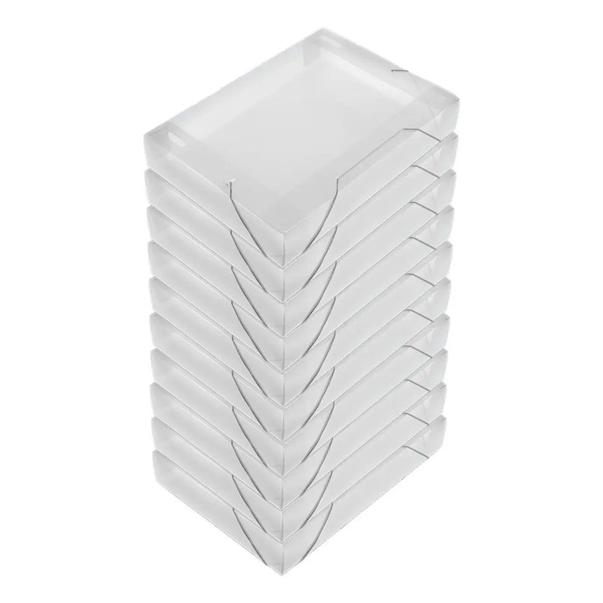 PASTA ABA ELASTICA PLASTICA CRISTAL 55MM A4 / REF 505