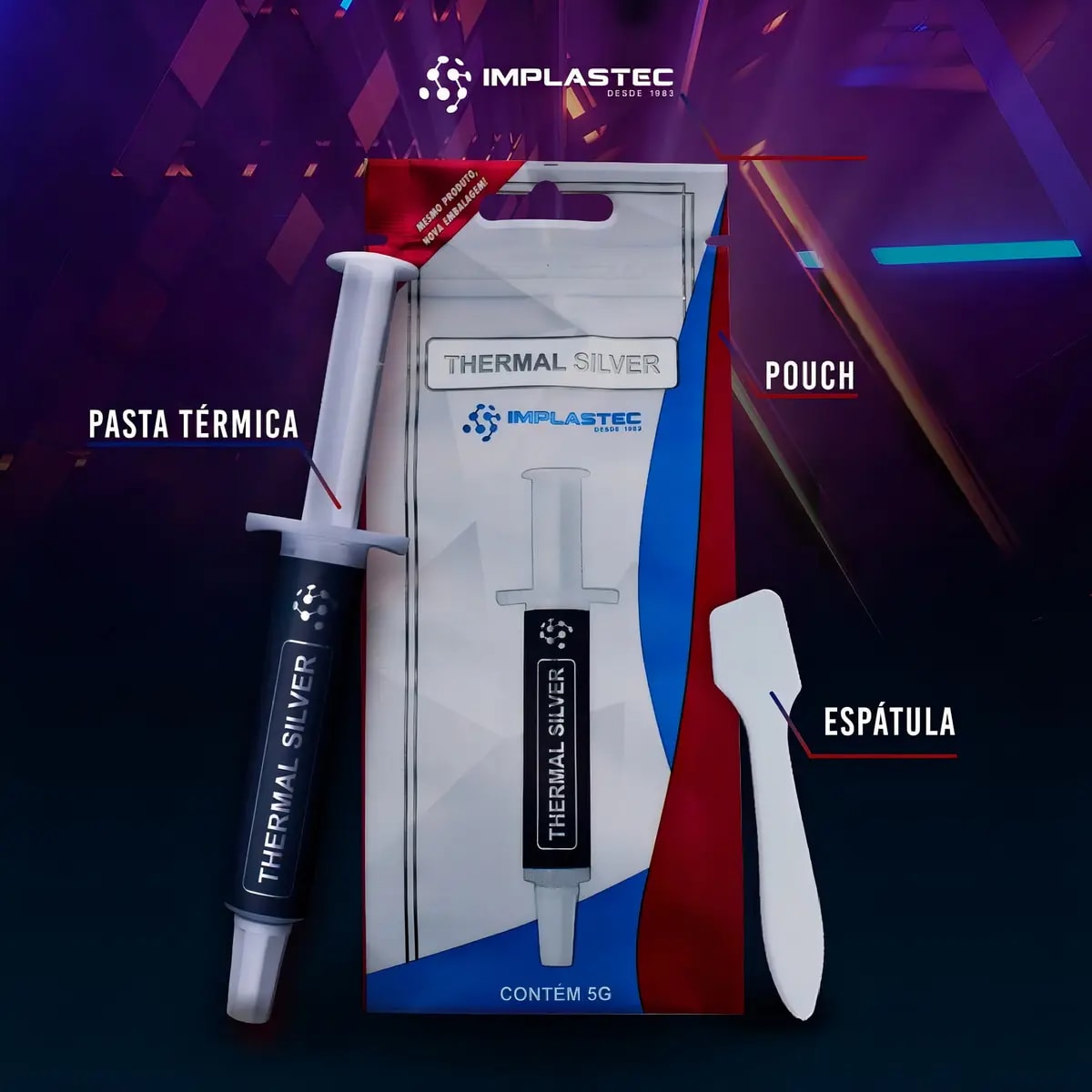 PASTA TERMICA PRATA THERMAL SILVER 5G