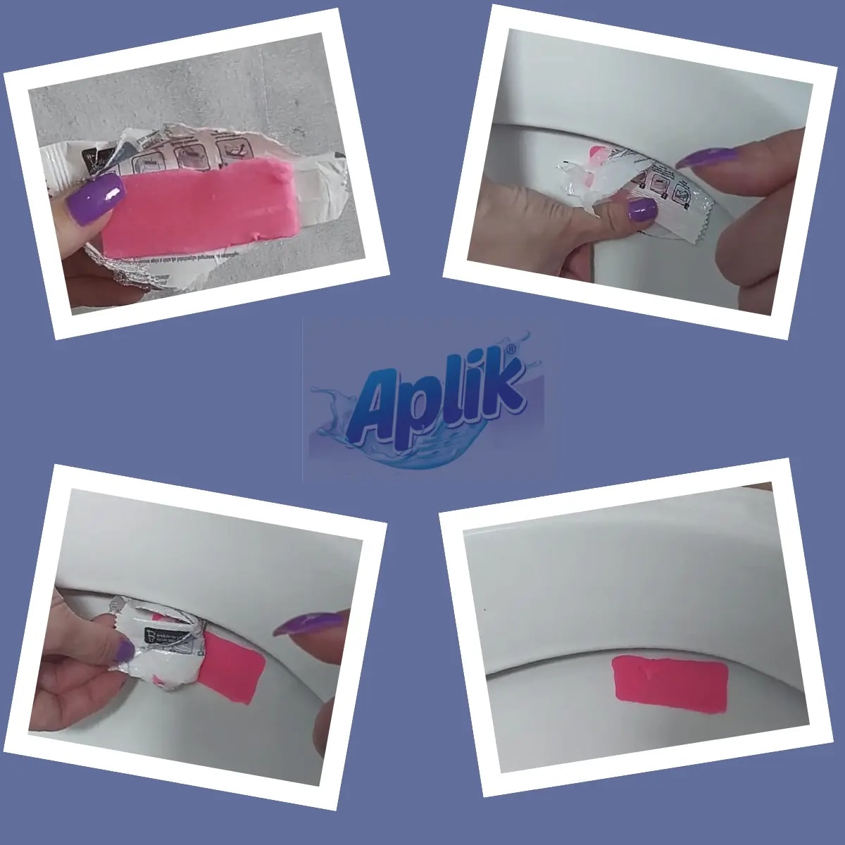 Pastilha Adesiva Aplik Floral CX 3UN