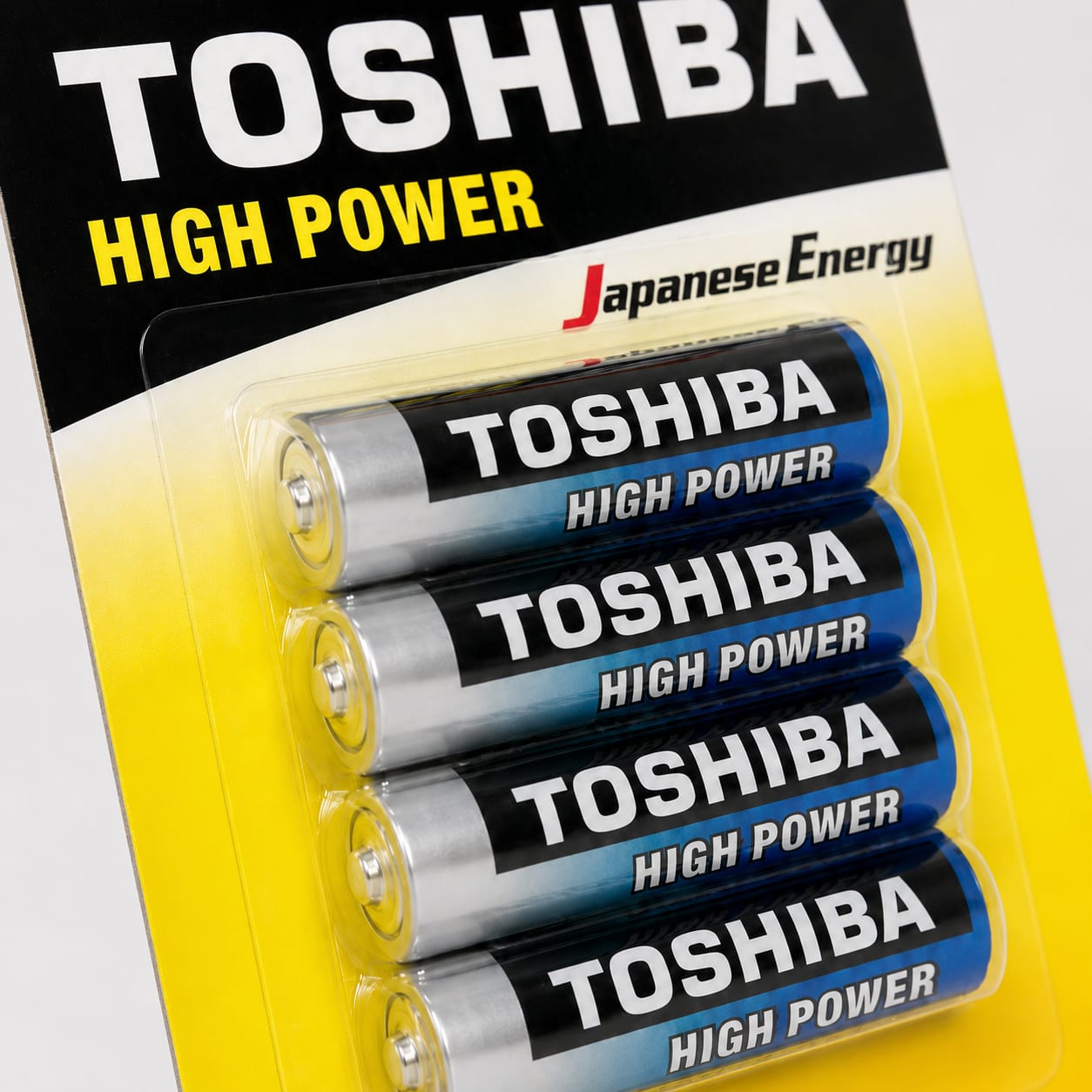 PILHA ALCALINA AA LR06GCP C/ 4 UNIDADES TOSHIBA