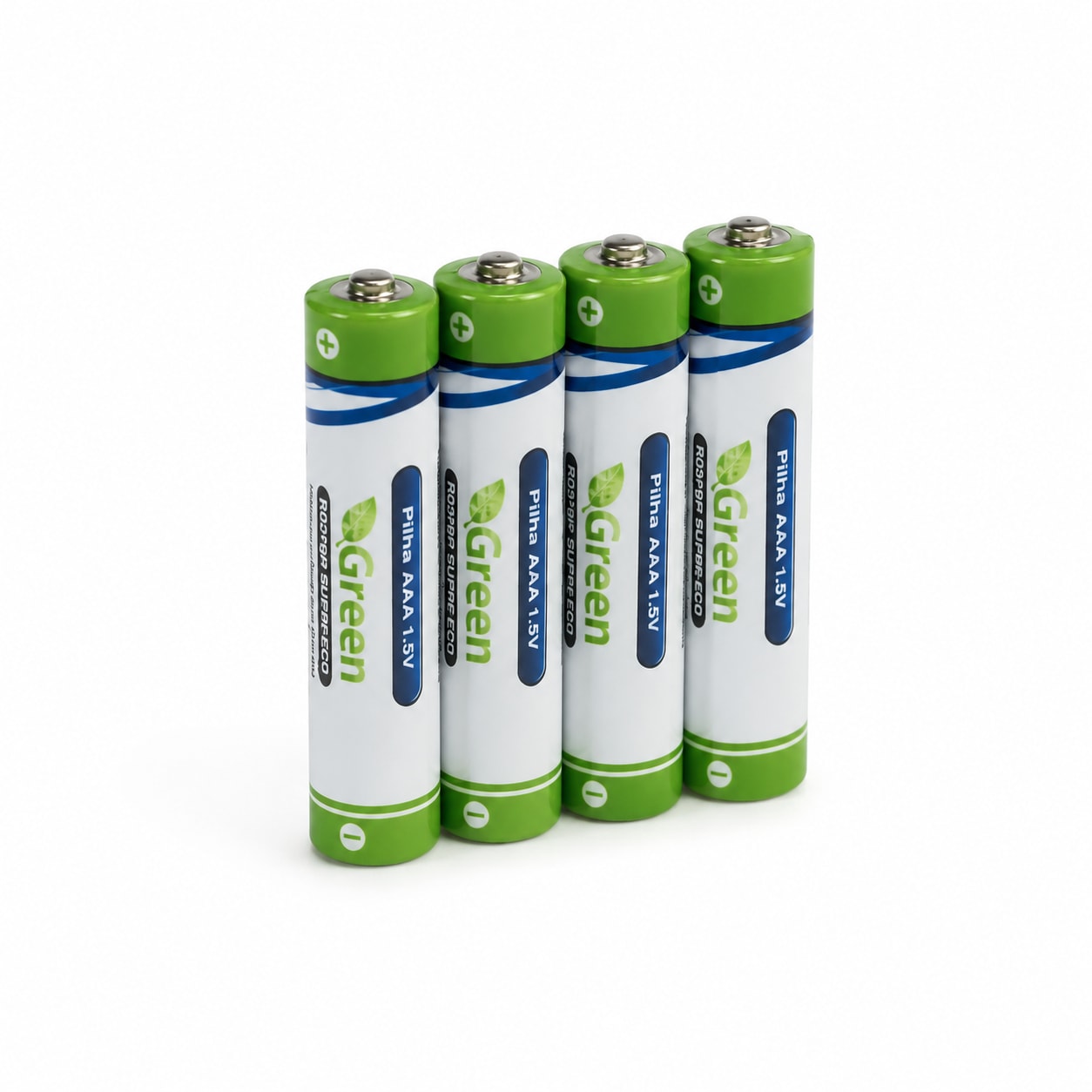 PILHA MANGANES AAA GREEN R03P C/ 4 UNIDADES