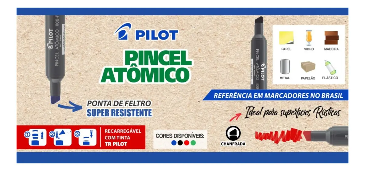 PINCEL ATOMICO 1100-P *PILOT* AZUL AZUL