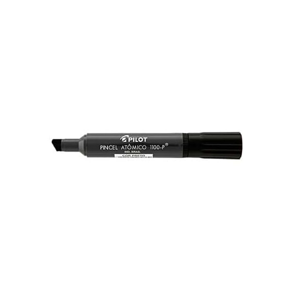 PINCEL ATOMICO PILOT DUPLO TRACO 1100-P PRETO