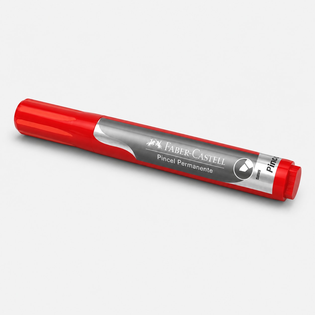 PINCEL MARCADOR PERMANENTE MARCA TUDO VERMELHO 5MM DP. 9612-VM - M