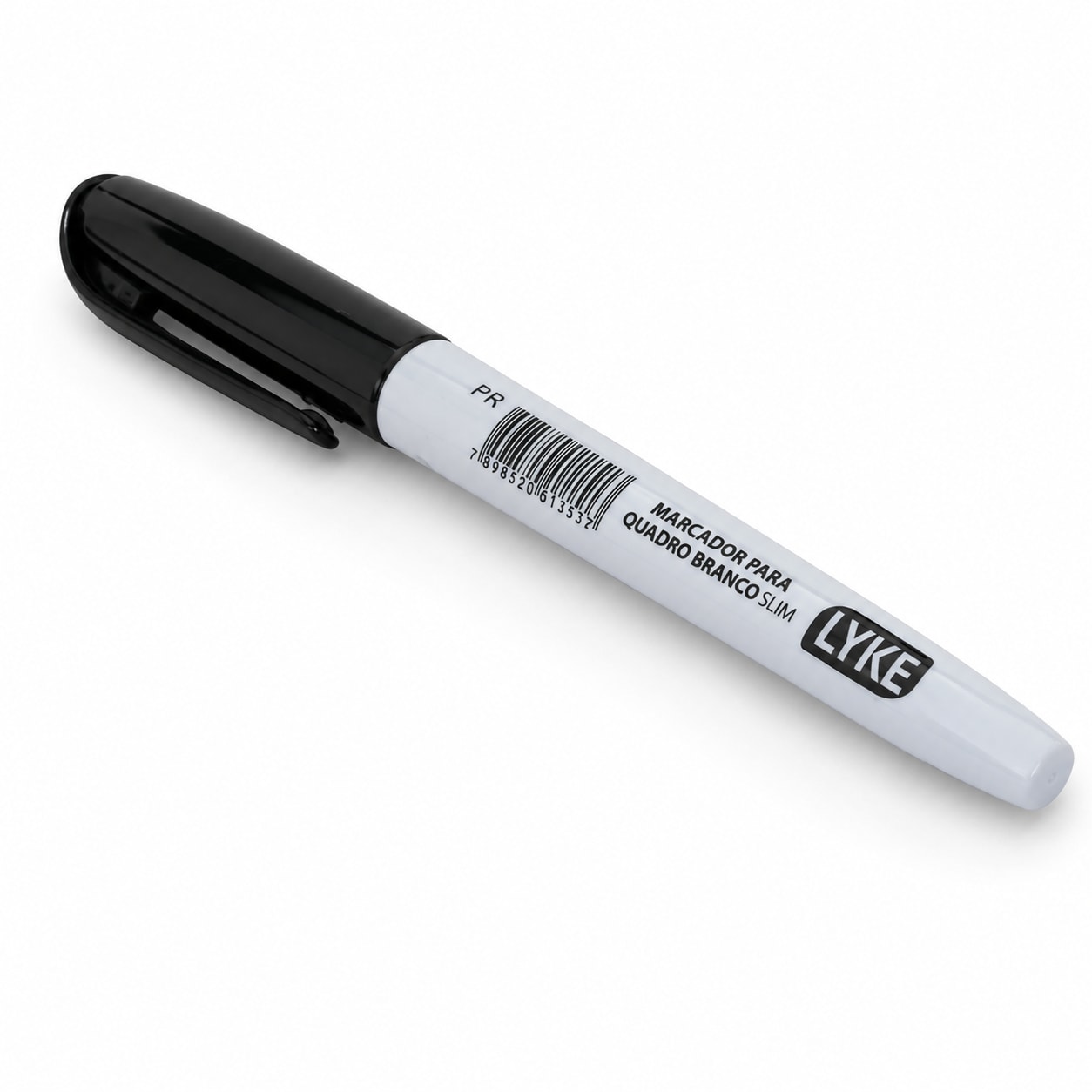 PINCEL QUADRO BRANCO SLIM PRETO