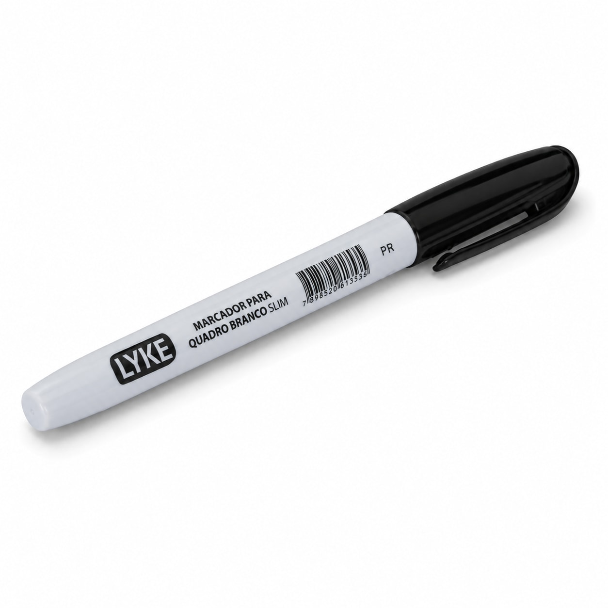 PINCEL QUADRO BRANCO SLIM PRETO