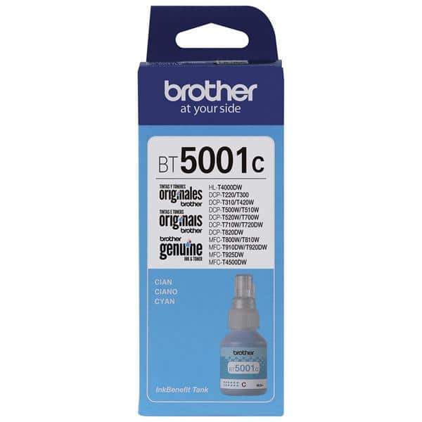 REFIL BROTHER BT5001C ORIGINAL AZUL 48,8ML