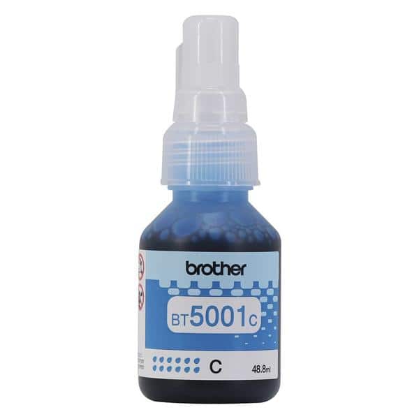 REFIL BROTHER BT5001C ORIGINAL AZUL 48,8ML
