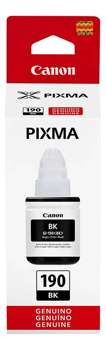 REFIL CANON GL190 ORIGINAL PRETO 135ML