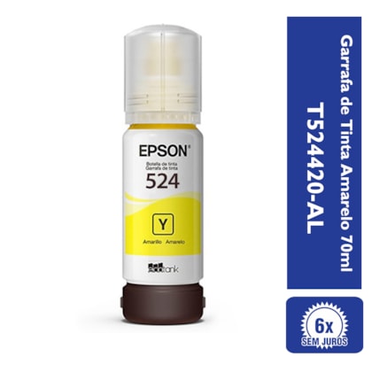 REFIL COMPATIVEL EPSON UNI. 664 / 673 AMARELO 70ML