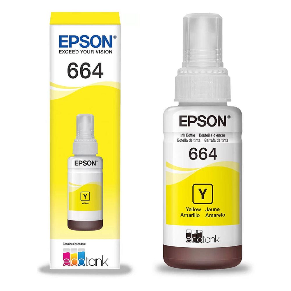 REFIL COMPATIVEL EPSON UNI. 664 / 673 AMARELO 70ML