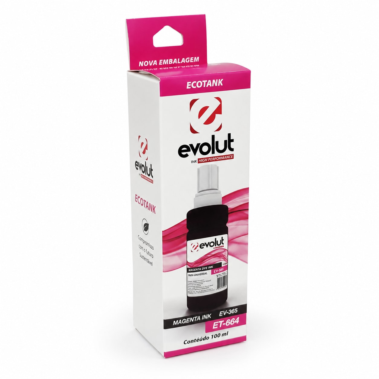 REFIL COMPATIVEL EPSON UNI. 664 / 673 MAGENTA 70ML