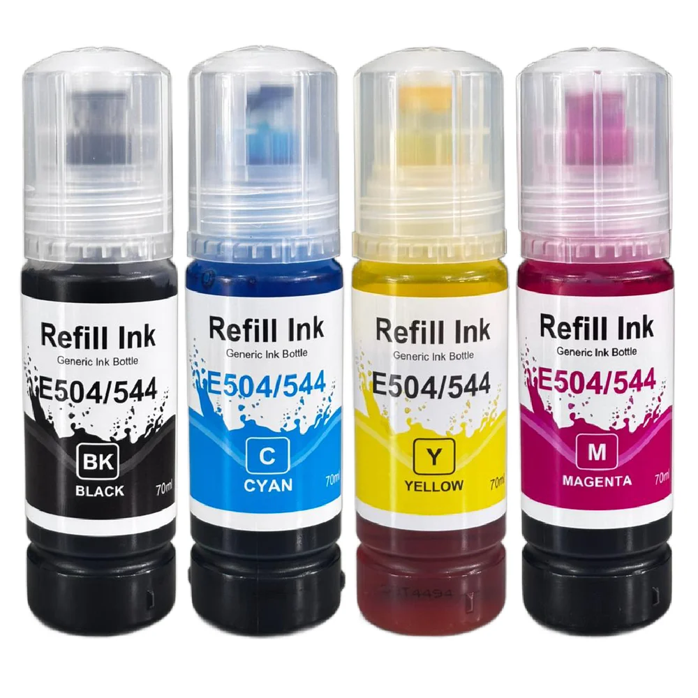 Refil De Tinta Epson 504/544 Compativel 70Ml