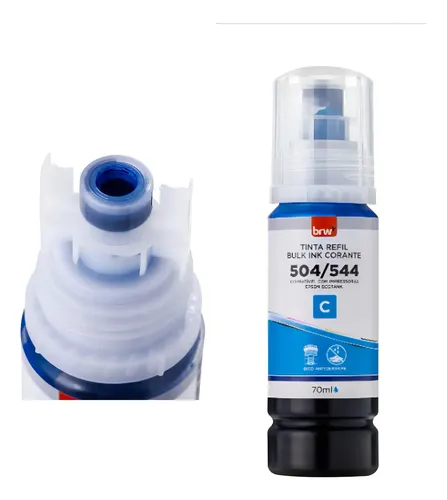 REFIL DE TINTA EPSON 504/544 COMPATIVEL AZUL 70ML
