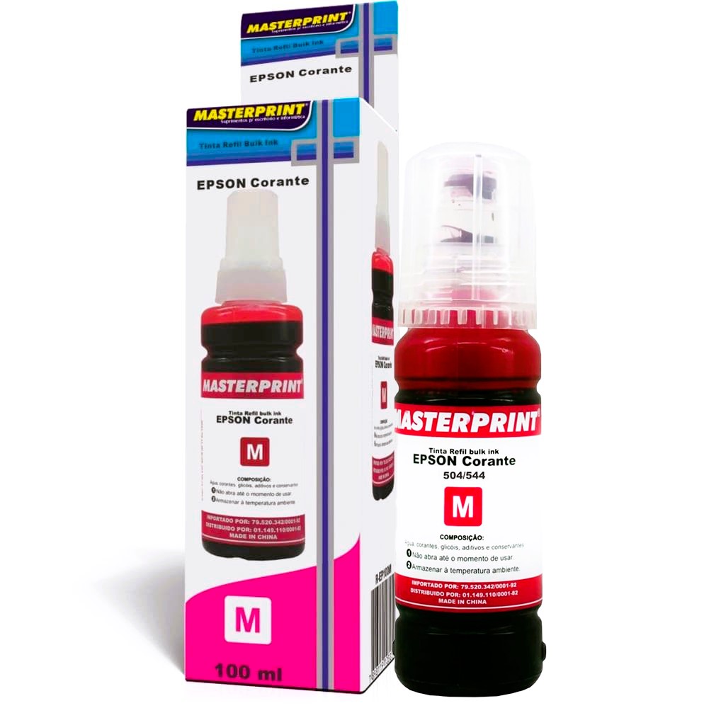 REFIL DE TINTA EPSON 504/544 COMPATIVEL MAGENTA 70ML
