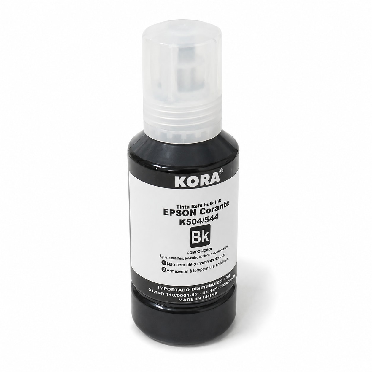 REFIL DE TINTA EPSON 504/544 KORA COMPATIVEL BLACK 127 ML