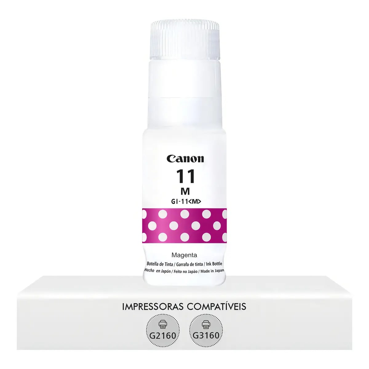 REFIL DE TINTA ORIGINAL CANON GI-11M MAGENTA 70 ML