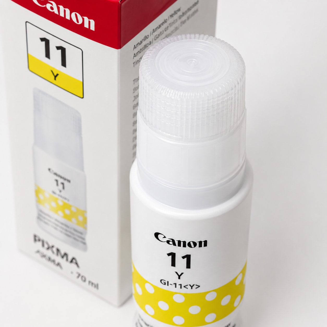REFIL DE TINTA ORIGINAL CANON GI-11Y AMARELO 70 ML