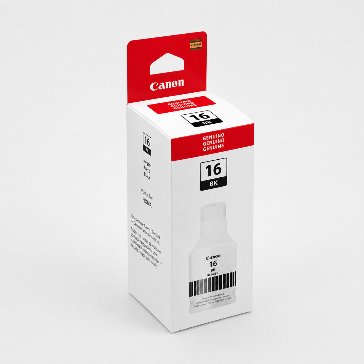 REFIL DE TINTA ORIGINAL CANON GI-16 BK PRETO 170 ML