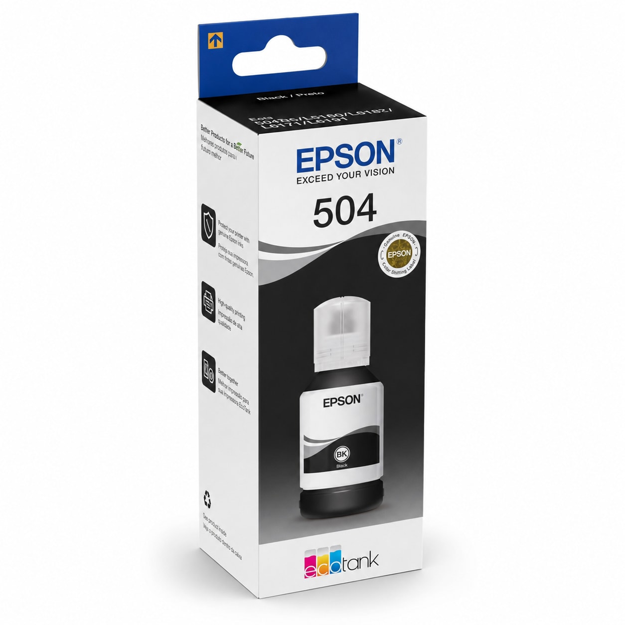 REFIL EPSON T504120 ORIGINAL PRETO 127ML