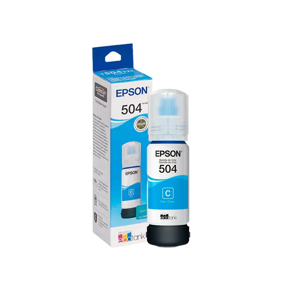 REFIL EPSON T504222 ORIGINAL AZUL 70ML