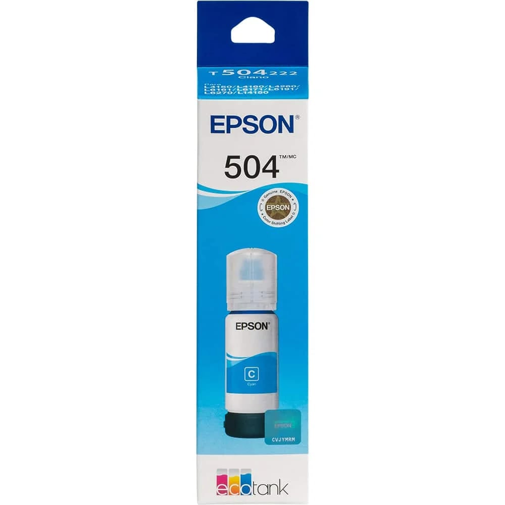 REFIL EPSON T504222 ORIGINAL AZUL 70ML