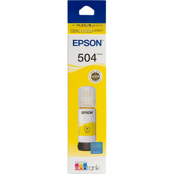 REFIL EPSON T504422 ORIGINAL AMARELO 70ML