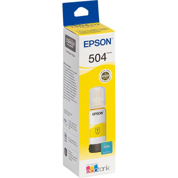 REFIL EPSON T504422 ORIGINAL AMARELO 70ML