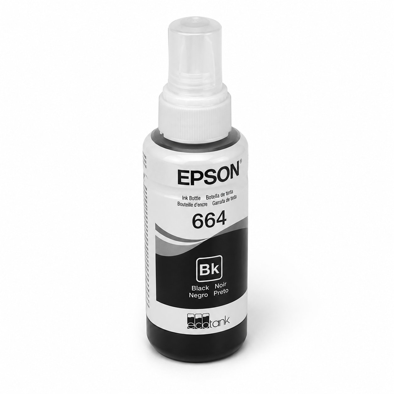 REFIL EPSON T664120 ORIGINAL PRETO 70ML