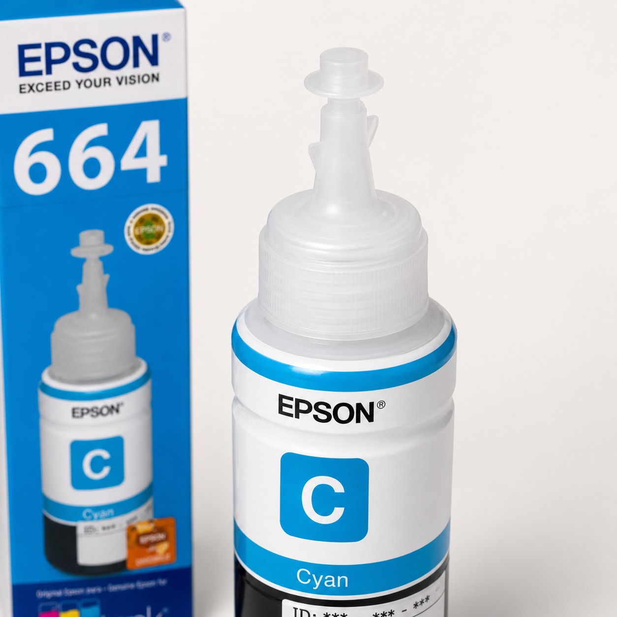 REFIL EPSON T664220 ORIGINAL AZUL 70ML